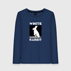 Лонгслив хлопковый женский White rabbit, цвет: тёмно-синий