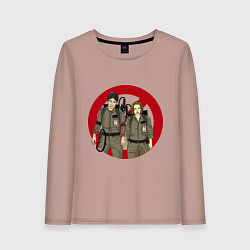 Лонгслив хлопковый женский X busters, цвет: пыльно-розовый