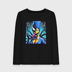 Женский лонгслив Веном вселился в Мардж Симпсон - прикол