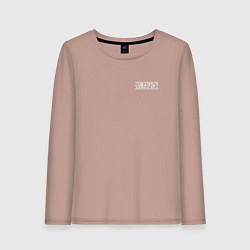 Лонгслив хлопковый женский Слава роду, цвет: пыльно-розовый