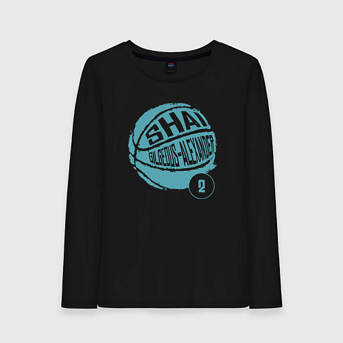 Женский лонгслив Шей - Оклахома / Черный – фото 1