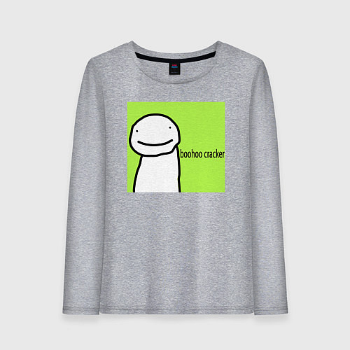 Женский лонгслив Dream boohoo cracker Minecraft / Меланж – фото 1