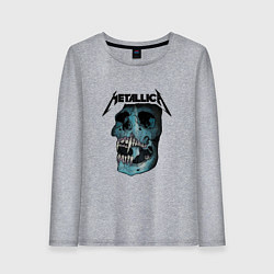 Лонгслив хлопковый женский Metallica St Anger, цвет: меланж