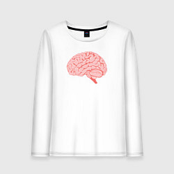 Женский лонгслив Мозг иллюстрация