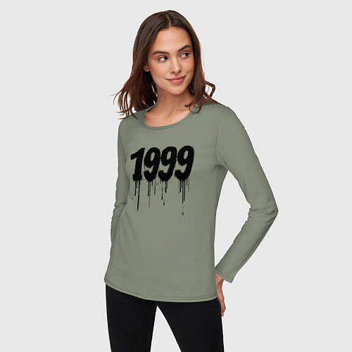 Женский лонгслив Капающий 1999 / Авокадо – фото 3