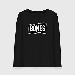Женский лонгслив Bones лого