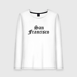 Женский лонгслив San Francisco California - USA