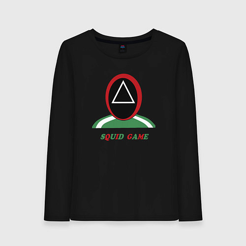 Женский лонгслив Squid game lad / Черный – фото 1