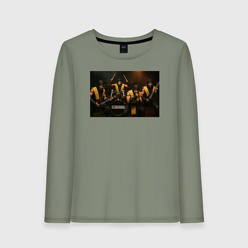 Женский лонгслив Sorpions Mortal Kombat / Авокадо – фото 1