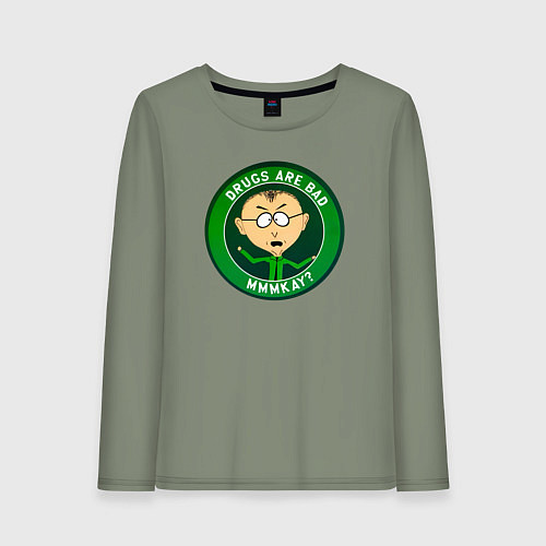Женский лонгслив Мистер Маки / Авокадо – фото 1