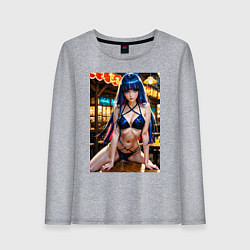 Лонгслив хлопковый женский Пикантные секреты Чулки, цвет: меланж