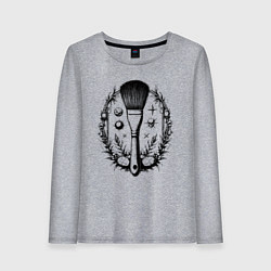 Женский лонгслив Космическая кисть