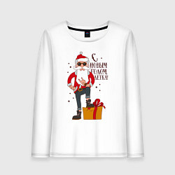 Женский лонгслив С Новым годом, детка