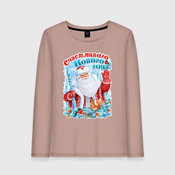 Женский лонгслив Счастливого Нового года