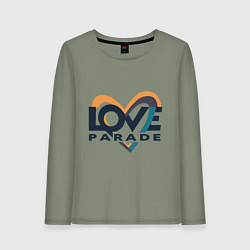Женский лонгслив Логотип Love Parade
