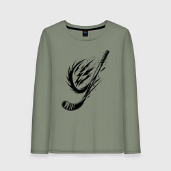 Женский лонгслив Динамичная клюшка