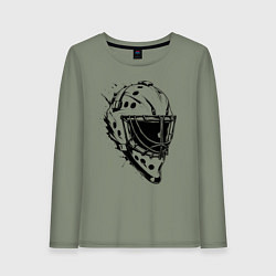 Женский лонгслив Черная вратарская маска