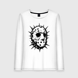 Женский лонгслив Шипастая хоккейная маска