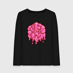 Женский лонгслив Dripping brain