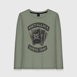 Женский лонгслив Metallica: since 1981