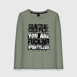 Женский лонгслив Suicide Silence: You are Fucking