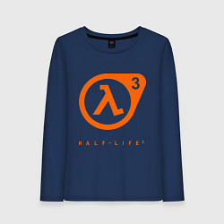 Лонгслив хлопковый женский Half-Life 3, цвет: тёмно-синий
