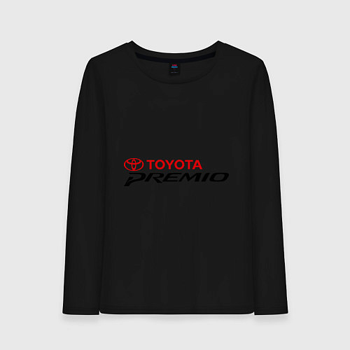Женский лонгслив Toyota Premio / Черный – фото 1