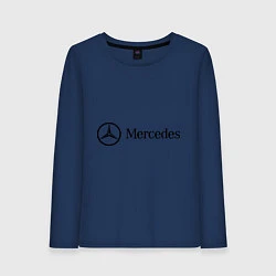 Женский лонгслив Mercedes Logo