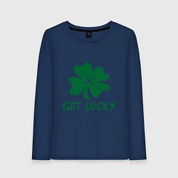 Женский лонгслив Get lucky