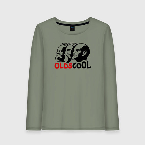 Женский лонгслив Oldscool USSR / Авокадо – фото 1