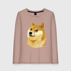 Женский лонгслив Doge