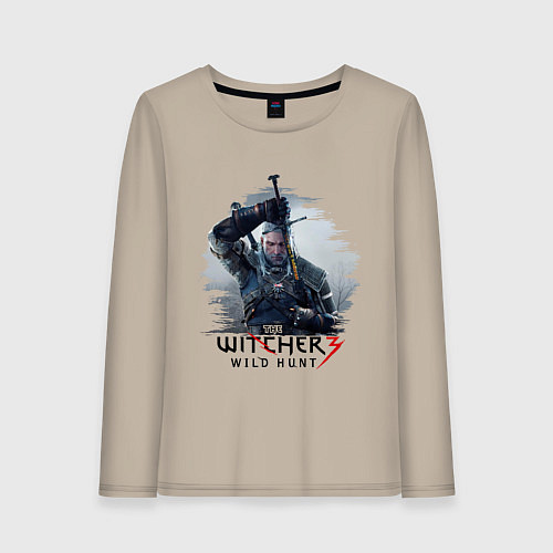 Женский лонгслив The Witcher 3 / Миндальный – фото 1