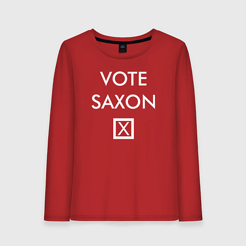 Женский лонгслив Vote Saxon / Красный – фото 1