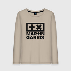 Лонгслив хлопковый женский Martin Garrix, цвет: миндальный