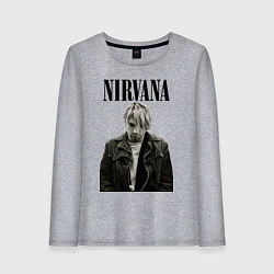 Женский лонгслив Kurt Cobain: Young