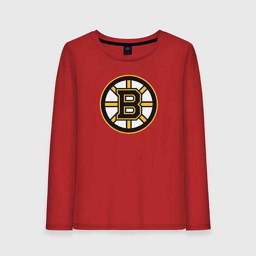 Женский лонгслив Boston Bruins / Красный – фото 1