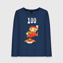 Женский лонгслив Mario: 100 coins