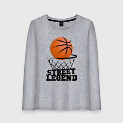 Женский лонгслив Баскетбол