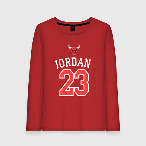 Женский лонгслив Jordan 23 / Красный – фото 1