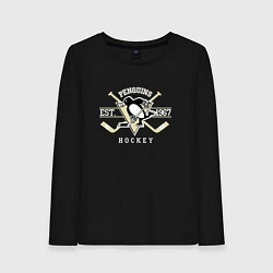 Женский лонгслив Pittsburgh Penguins: Est.1967