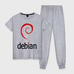 Женская пижама Debian