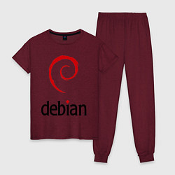 Женская пижама Debian