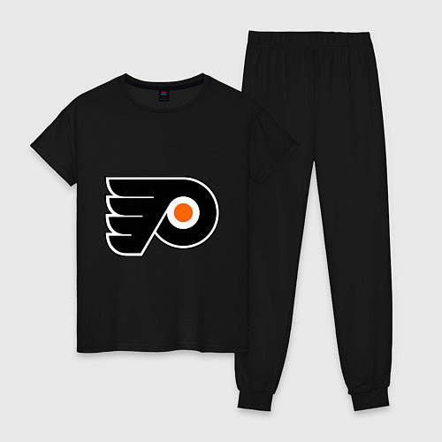 Женская пижама Philadelphia Flyers / Черный – фото 1