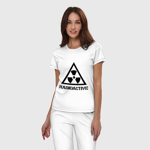 Женская пижама Radioactive / Белый – фото 3