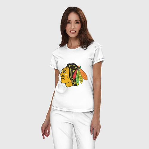 Женская пижама Chicago Blackhawks: Kane / Белый – фото 3