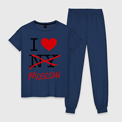 Женская пижама I love Moscow