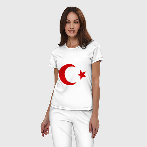 Женская пижама Турция / Белый – фото 3