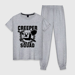 Женская пижама Creeper Squad