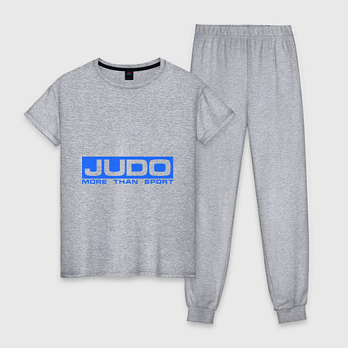 Женская пижама Judo: More than sport / Меланж – фото 1
