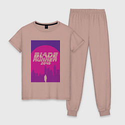 Женская пижама Blade Runner 2049: Purple